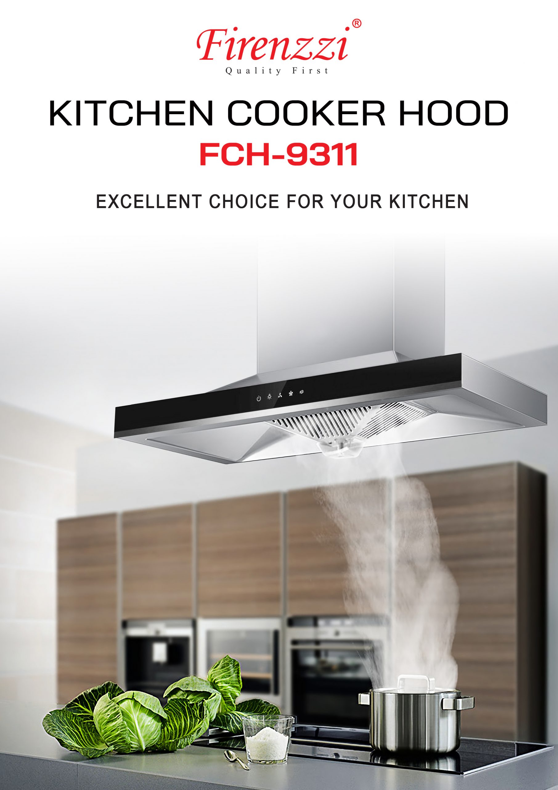 FIRENZZI Cooker Hood Kitchen FCH-9311