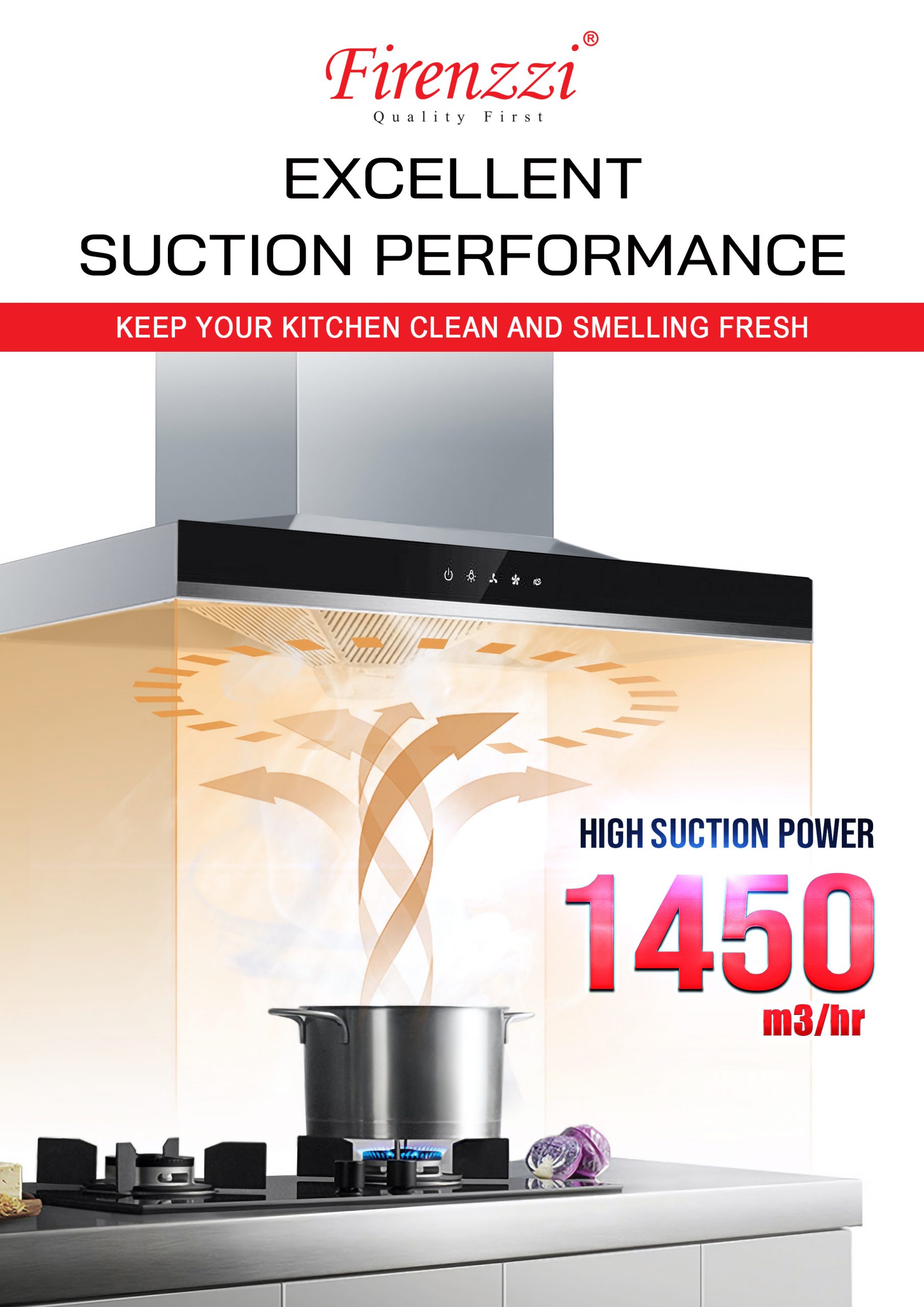 FIRENZZI Cooker Hood Kitchen FCH-9311