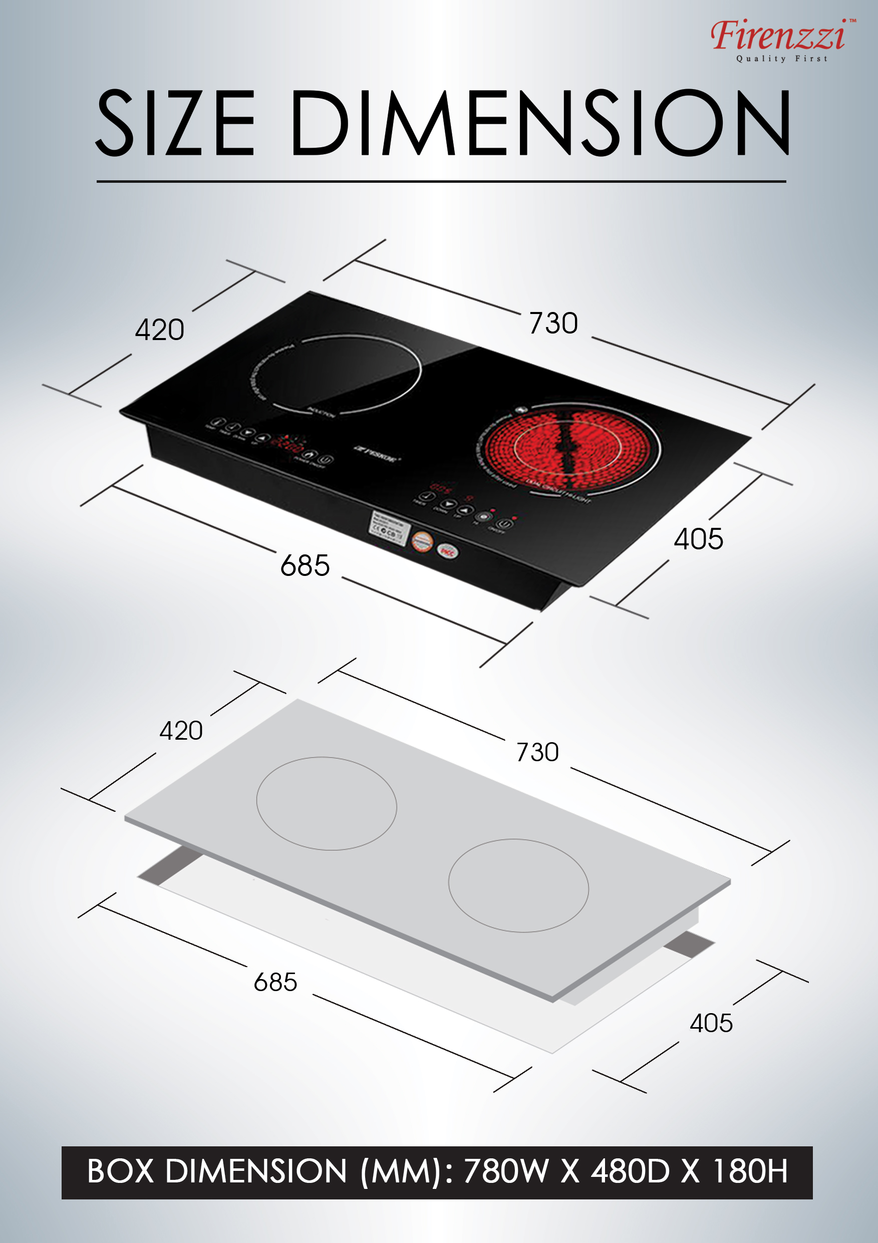 Firenzzi store induction cooker