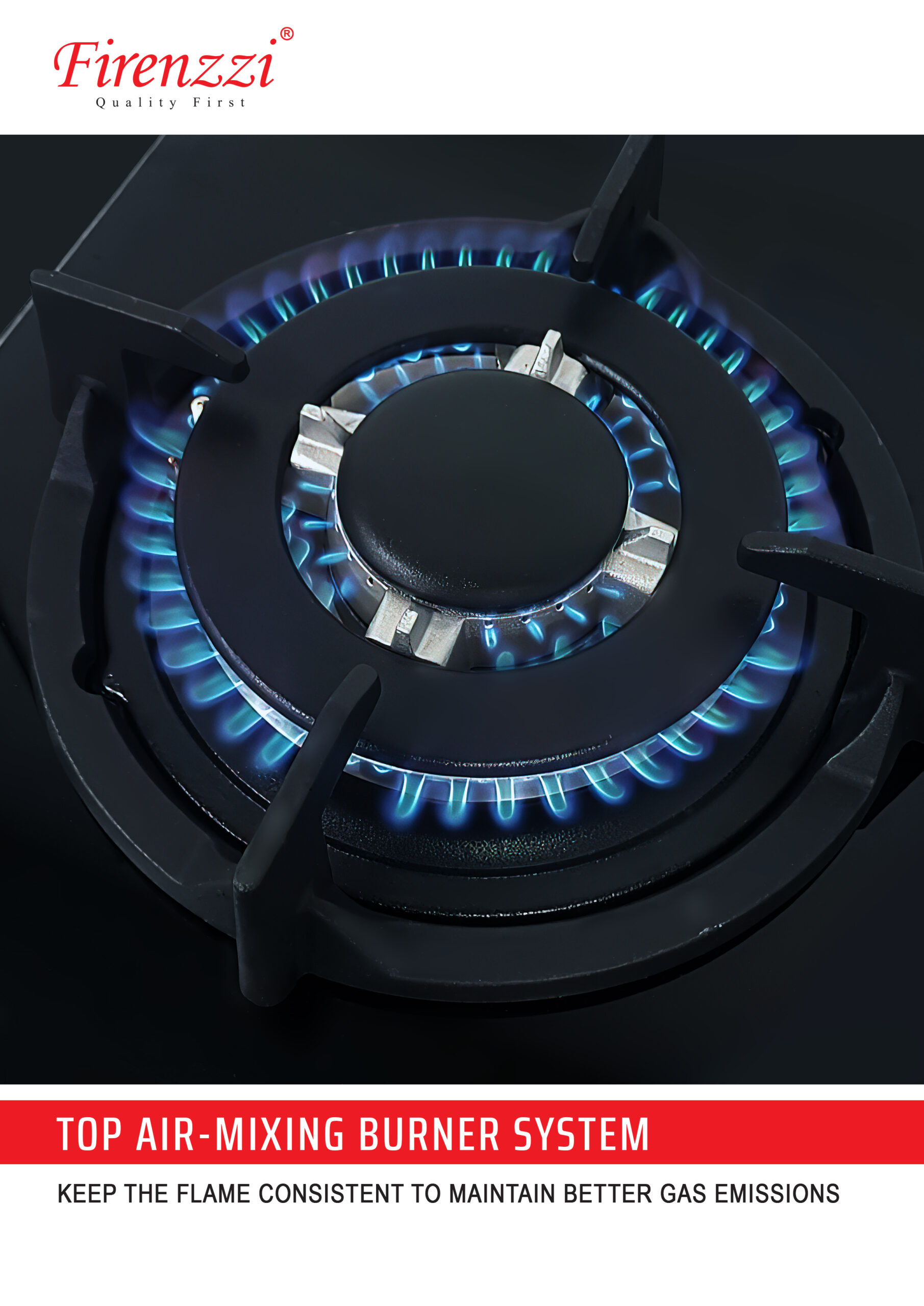 FIRENZZI Dapur Gas The Exellent Series 3 Pembakar FGH-3136
